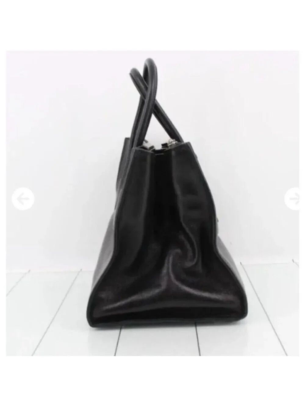 Prada Black Saffron Leather Galleria Satchel